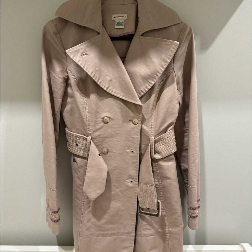 Elevenses Anthro Trench Coat